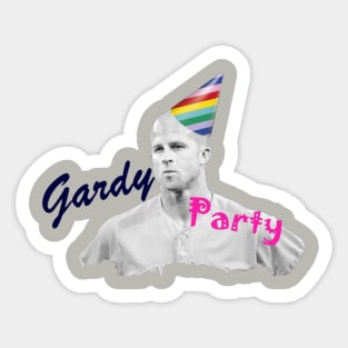 Gardy Party Design Sticker